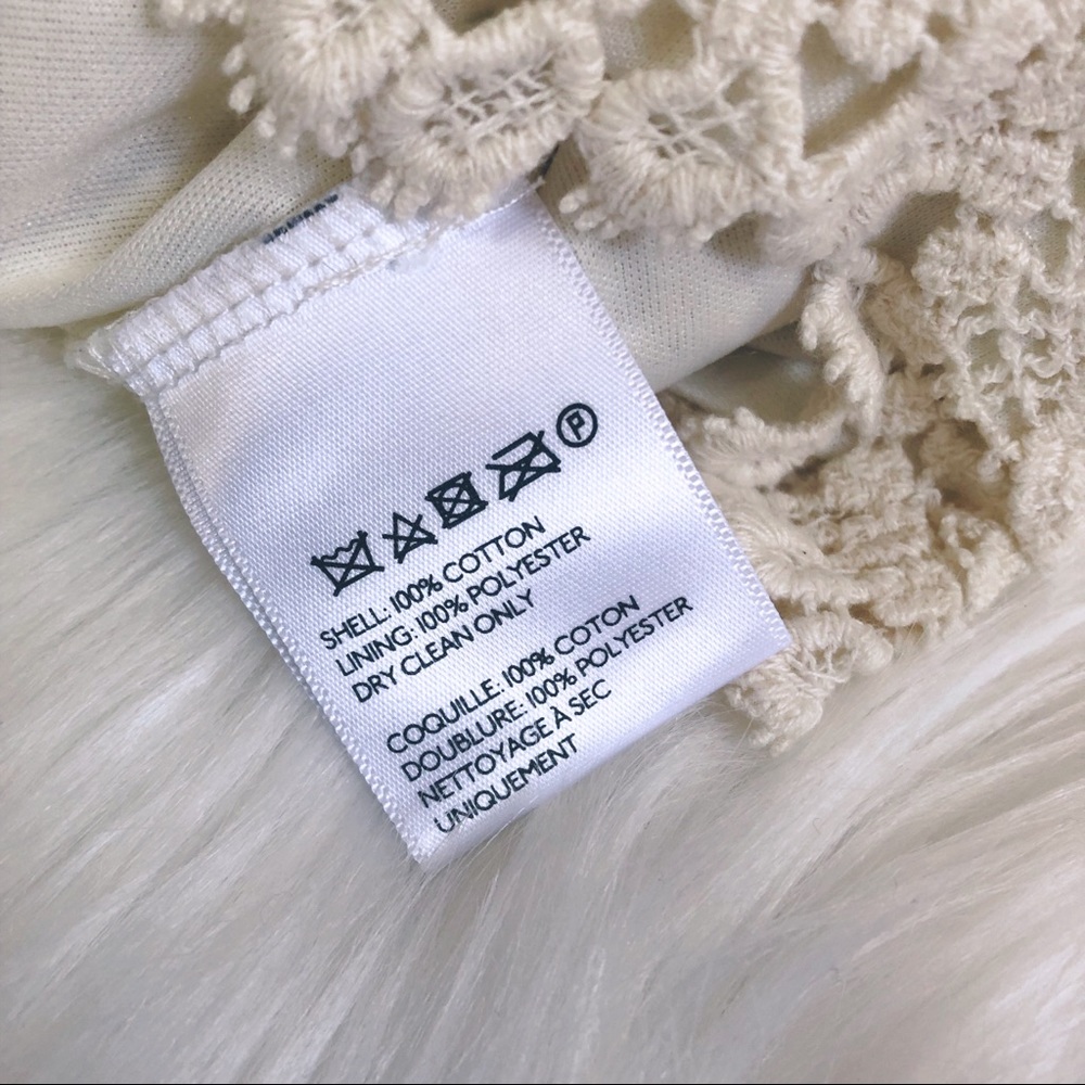 Urban Outfitters Staring at Stars Cream Dress M - Picture 7 of 8
